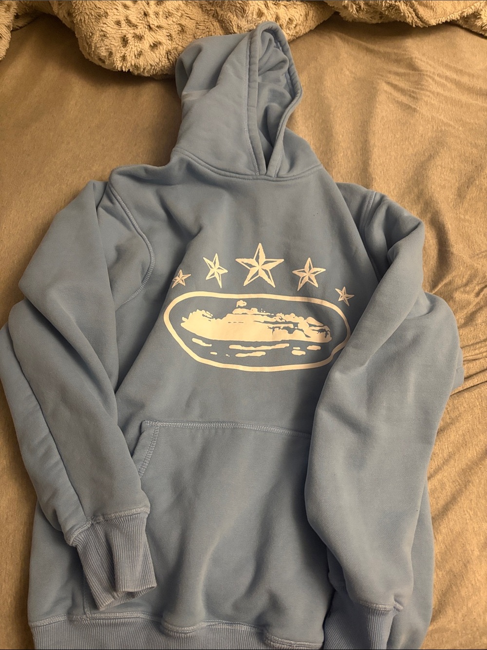 Blue corteiz hoodie